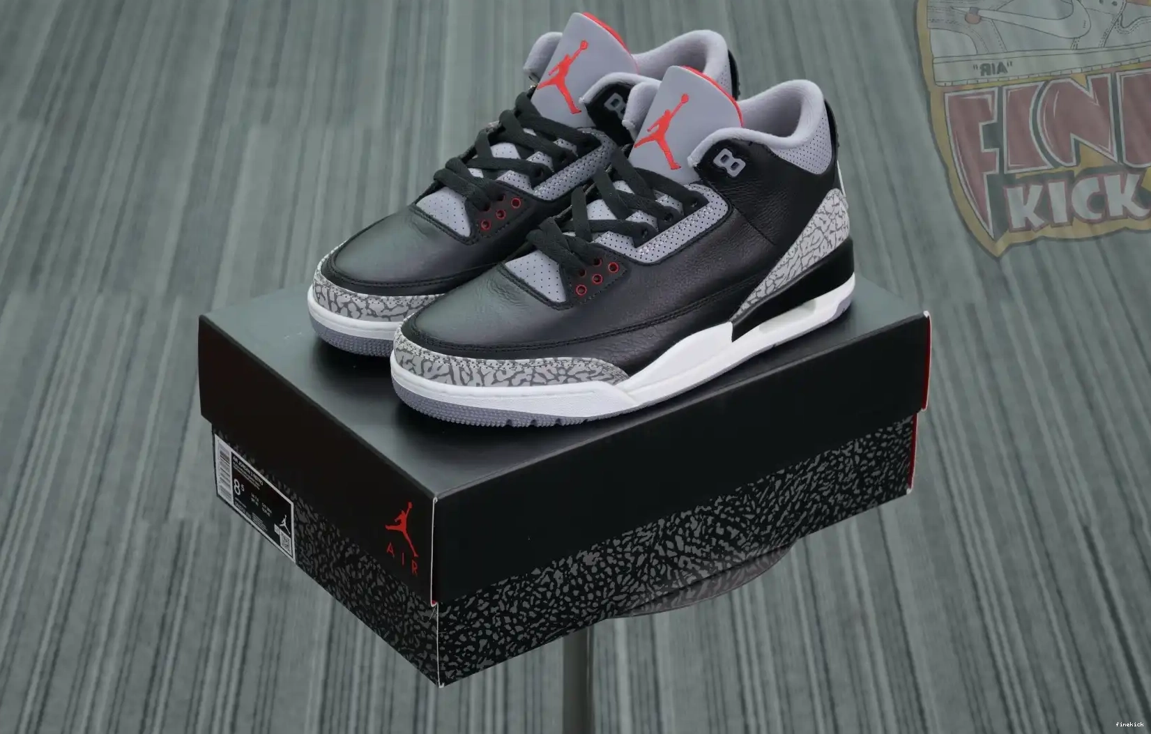 Cement Reimagined” Jordan Air 3“Black 0408